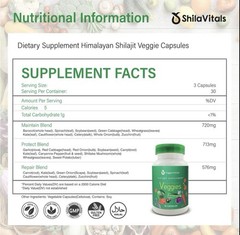 2 x 90 Organic Fruits & Veggies Capsules Supplements for immune health Men Women
