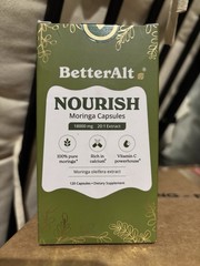 BetterAlt Nourish Moringa Oleifera Extract Capsules 120 Count