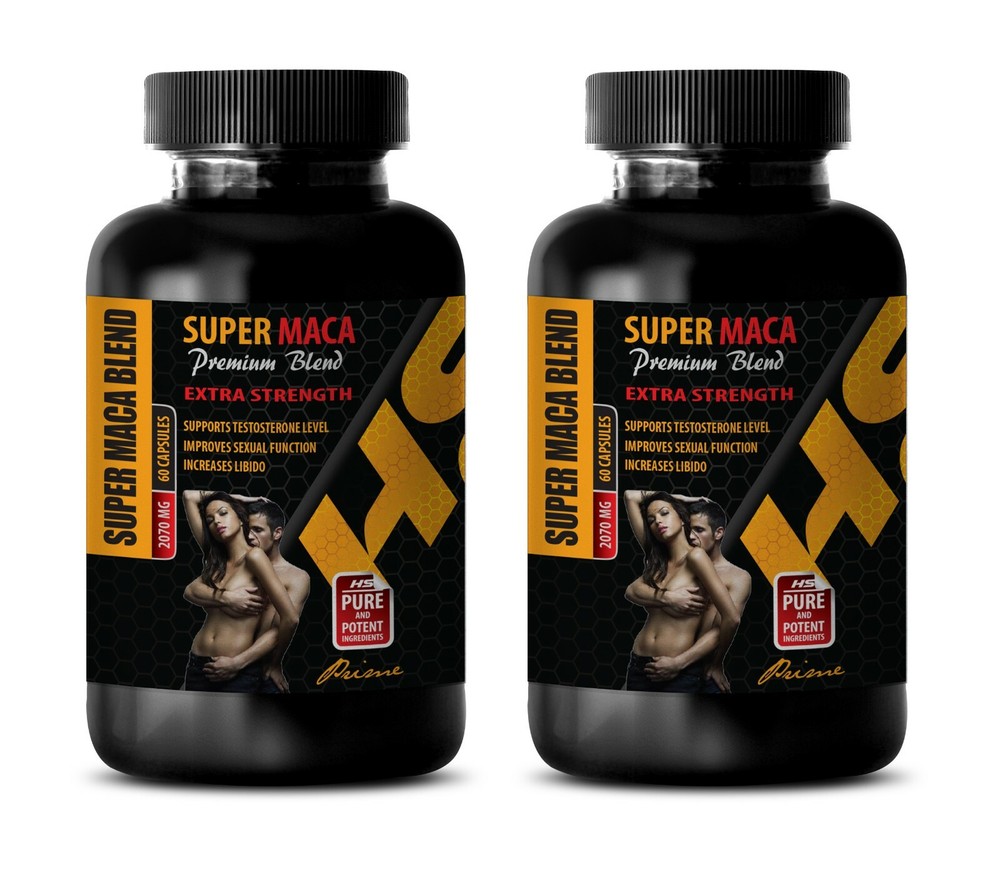 male enhancing pills for sex – SUPER MACA 2070mg – 2 Bottles 120 Capsule