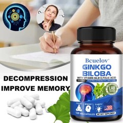 Ginkgo Biloba Improve Blood Circulation Improves Memory Brain Function 120 Pills