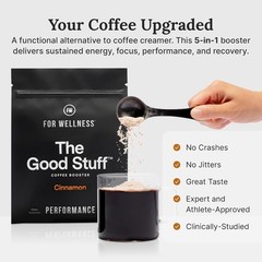 For Wellness The Good Stuff Performance – Coffee Booster | Collagen + MCT Powder