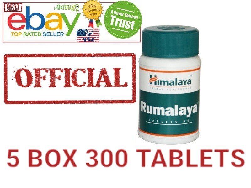 Rumalaya Himalaya Exp.2026 OFFICIAL USA 5 Box 300 Tablets Joint Health Bones New