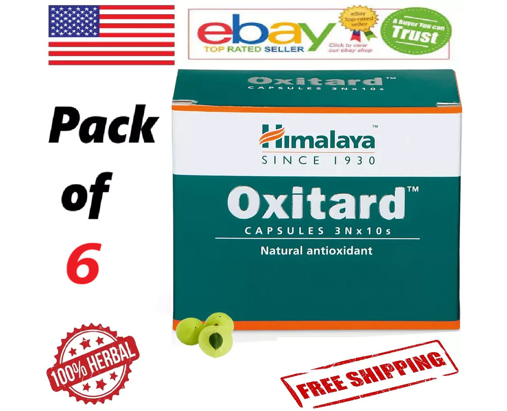 6X OXITARD Himalaya 30 Tabs Each With Long Expiry & Free Shipping