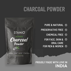 Stamio Activated Charcoal Powder 250gm