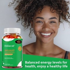 Shilajit Gummies 4000 Mg Boost Energy Endurance Enhance Immunity 30-60 Gummies