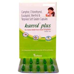 Karvol Plus (60 Capsules) Clears Blocked Nose & Relieves Local Irritation Cold