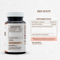 Secrets Of The Tribe Red Root Capsules, 500 mg