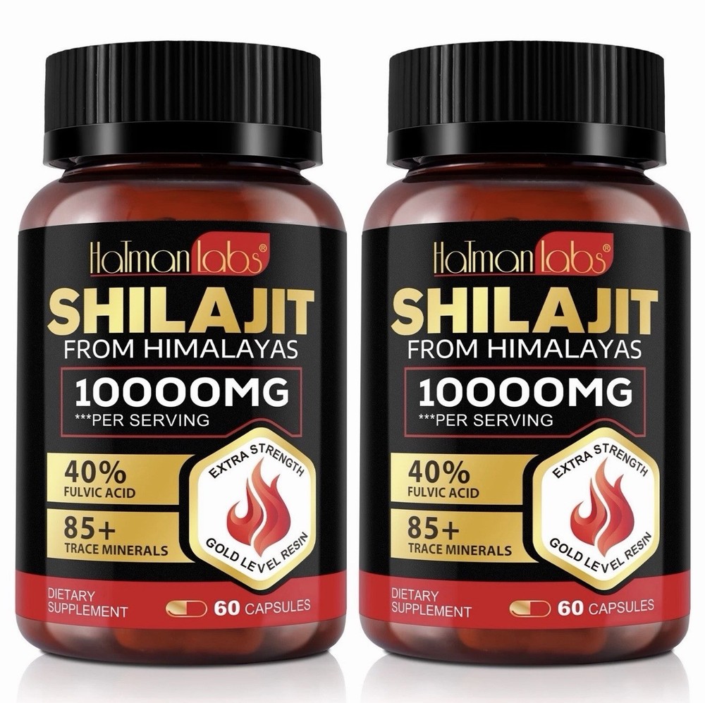 2Pack Pure Himalayan Shilajit, Soft Resin, Organic Extremely Potent, Fulvic Acid