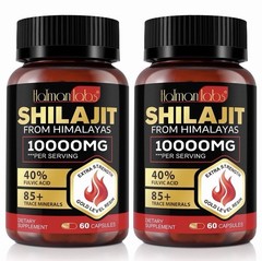 2Pack Pure Himalayan Shilajit, Soft Resin, Organic Extremely Potent, Fulvic Acid