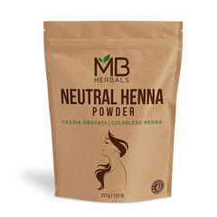 Neutral / Colorless Henna Powder – 8 Oz (½ Lb / 227G) | Senna Powder | Cassia Ob
