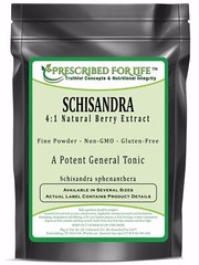 Schisandra – 4:1 Natural Berry Extract Powder (Schisandra chinensis), 1 kg