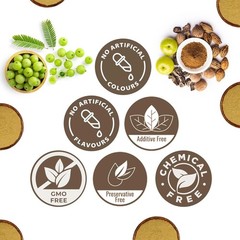 CARMEL ORGANICS Triphala Fruits Powder Helps Relieve Constipation 100g m986