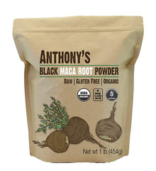 Anthony’S Organic Black Maca Powder, 1 Lb, Raw, Gluten Free & Non GMO