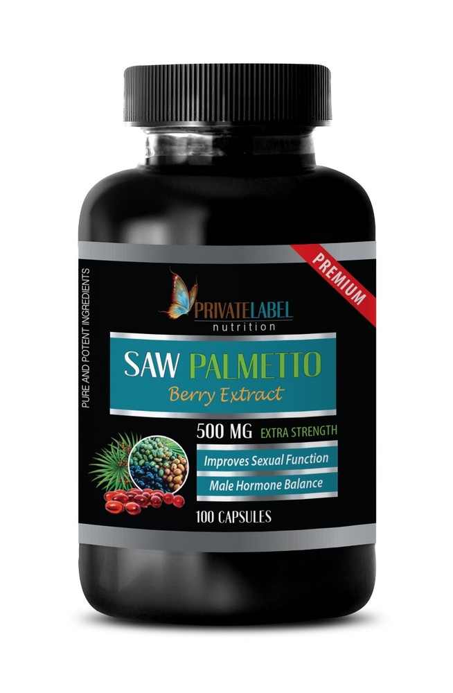 prostate health – SAW PALMETTO Extract 500mg – urinary pain relief -100 Capsules