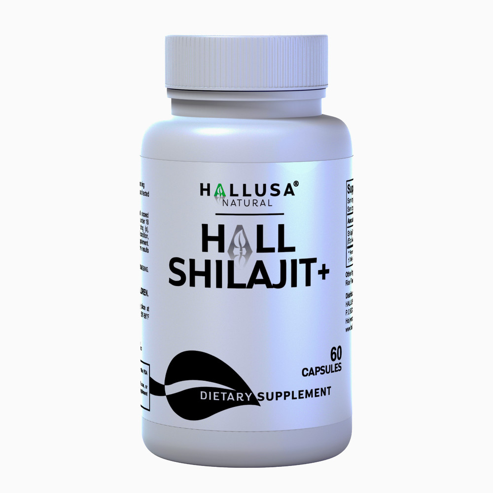 HALLSHILAJIT- Shilajit Extract – 85 Trace MInerals – Support Immune – 60 CAPS