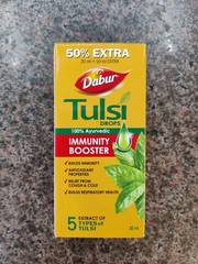 Dabur Tulsi Ark Drops (Holy Basil) Immunity Boost, Stress Control 30 ml