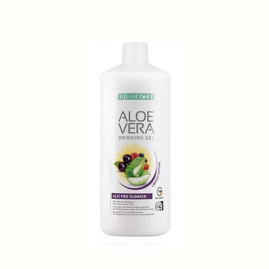 LR Lifetakt Aloe Vera Drinking Gel Acai Pro Summer -1000 ml./33.3 fl.oz