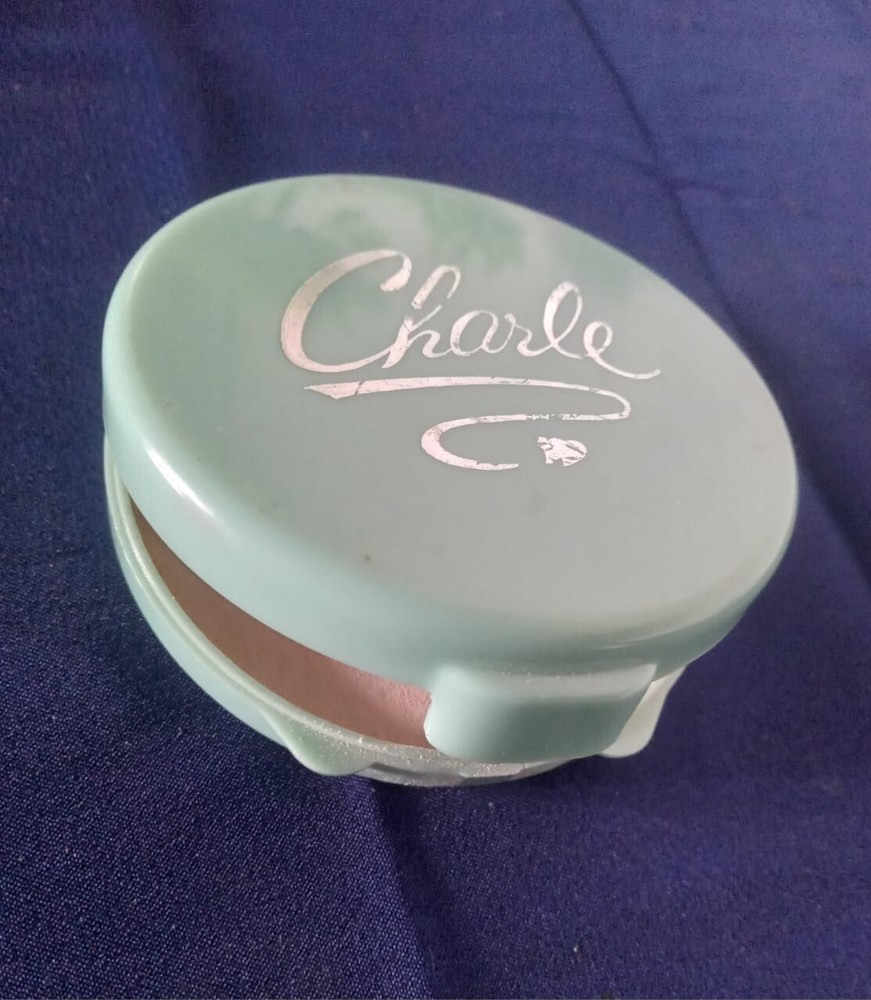 CHARLE Rose Powder Blush Face Makeup Set Compact Foundation With Mirror New