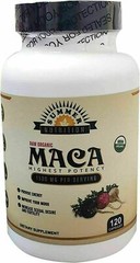 Organic Maca Root Black, Red, Yellow 1500 Mg – 120 Vegan Capsules Peru Maca