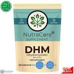 Dihydromyricetin (98%DHM) 600mg Capsules-(Pure Hovenia Dulcis)-Hangover-90Caps