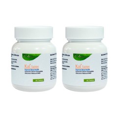 L�Amar KAL Ayurvedic Bone Health Tablets 60ct (2 Pack) Natural Calcium