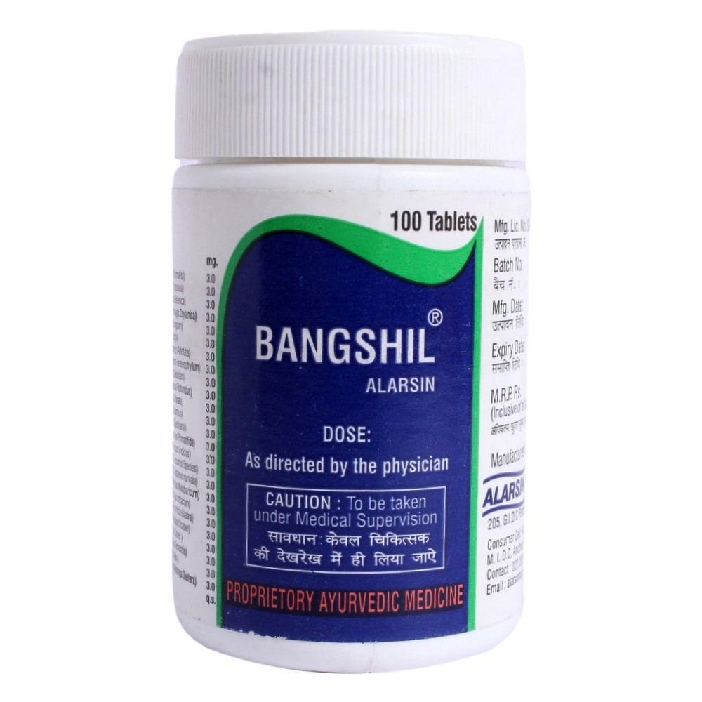 Alarsin BANGSHIL 200 Tablets (2*100 Packs) Herbal Ayurvedic Men’s Wellness