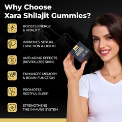 Pure Himalayan Shilajit Gummies for Men, Gummies 85+ Trace Minerals & Fulvic Aci
