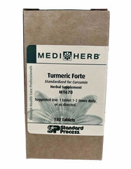 MediHerb Turmeric Forte Tablets Standardized for Curcumin 180ct M1670