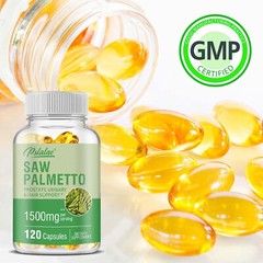 Saw Palmetto 1500mg – Premium Prostate Health Support, Fight Hair Loss