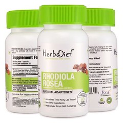 Rhodiola Rosea Root Extract Capsules (8000mg eq) 3% Rosavins Salidrosides USA