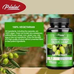 Olive Leaf – 40% Oleuropein High Strength Antioxidant Immune System Booster