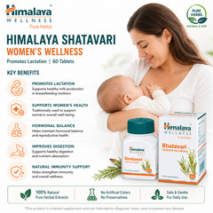 Himalaya Shatavari Tablets 60 Tabs Herbal Women Wellness Buy 2 Get 1 FreeUS Ship