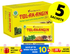 Sido Muncul Tolak Angin Herbal Drink For Relieving Nausea, Stomach Aches