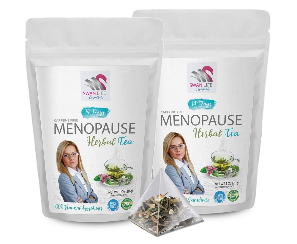 MENOPAUSE TEA – complete menopause relief tea – hot flash relief ,– 2 Pks
