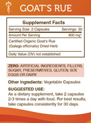 Secrets Of The Tribe Goat’s Rue Capsules, 500 mg