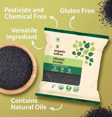 Nigella Black Cumin Organic Tattva Kalonji Seeds 100g x3 Pack Spice Fresh