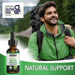 LUXRY NEW Oregano Oil Organic Liquid Drops – 6 Month Supply Organic Oil