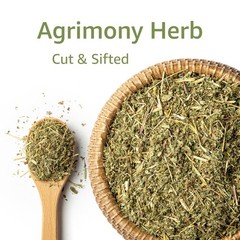 Dried Agrimony Herb – Cut & Sifted – Agrimonia Eupatoria – Herbal Tea Bulk