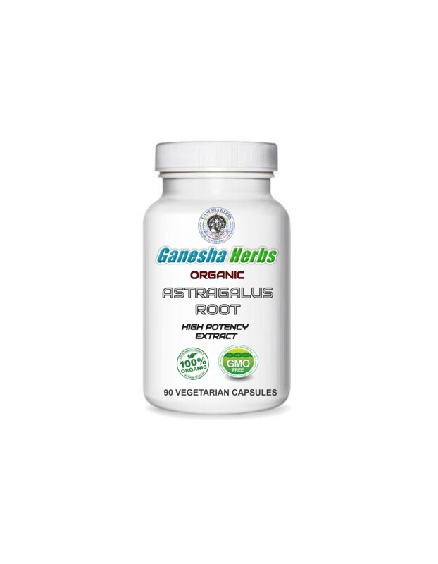 Organic ASTRAGALUS ROOT w/ Black Pepper for Enhanced Absorption 90 Capsules!!