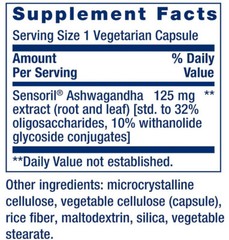OPTIMIZED ASHWAGANDHA EXTRACT STRESS ANXIETY 60 Capsule LIFE EXTENSION