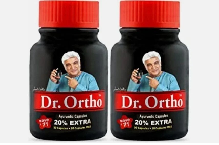 (Set of 2) Dr.Ortho 100% Ayurvedic Capsules 60 Capsules For Pain Relife D718
