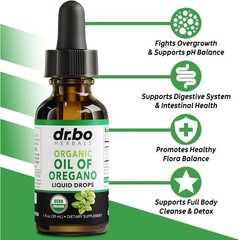 LUXRY NEW Oregano Oil Organic Liquid Drops – 6 Month Supply Organic Oil