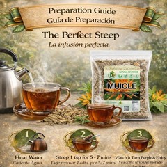 Muicle Té (Mexican Honeysuckle Herbal Tea) – 4 oz – 100% Natural, Vegan, Non-GMO