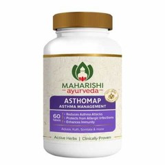 6 x Maharishi Ayurveda Asthomap 60 Tablets (360tab) Useful in Asthma & Cough