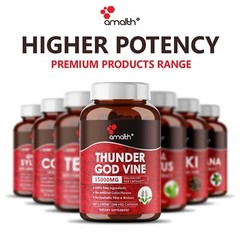 AMALTH Thunder God Vine Extract Powder 120 Capsules with 15:1 Extract