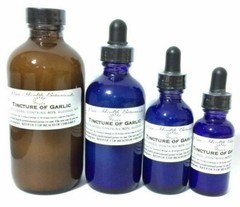 Garlic Tincture, Extract, Allicin, Highest Quality and Strength, Multiple Sizes