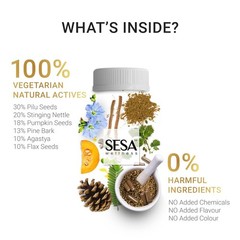 Sesa Dht Blocker Ayurvedic Hair Fall Capsules, 60 Capsules