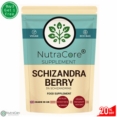 Schizandra Berry Capsules 5500mg-(5% Schizandrins)-100% Natural & Vegan-90Caps