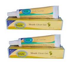 (Pack of 2) Smyle Mouth Ulcer Gel Herbal Treatment Ayurvedic Medicine 10gm Each