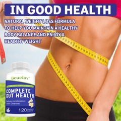 Gut Health Supplement – Reduce Constipation, Bloating Relief, Colon Cleanser
